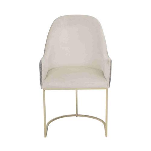 Weißer Polsterstuhl Esszimmerstuhl Küchenstühle Designer Sitzmöbel