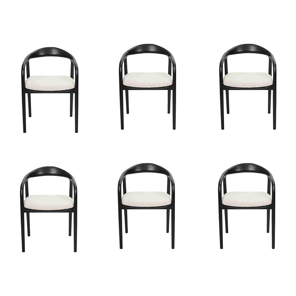 Stilvoll Edelstahl 6x Stühle Esszimmer Schwarz Modern Stuhl Designer Metall