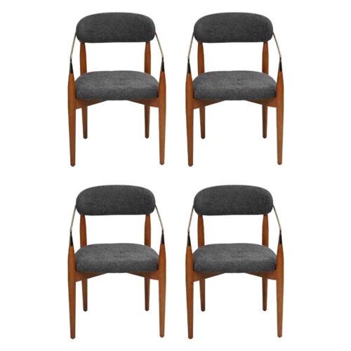 Modern Esszimmerstuhl 4x Stühle mit Armlehnen Polster Einrichtung Luxus Möbel