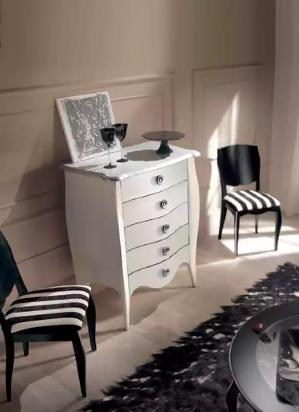 Kommode Anrichte Weiß Sideboard Möbel Klassisch Stil Holz Luxus