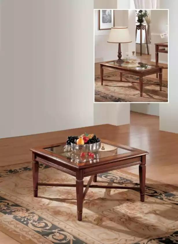 Design Klassische Couchtisch Beistelltisch Wohnzimmer Tisch Möbel Glas