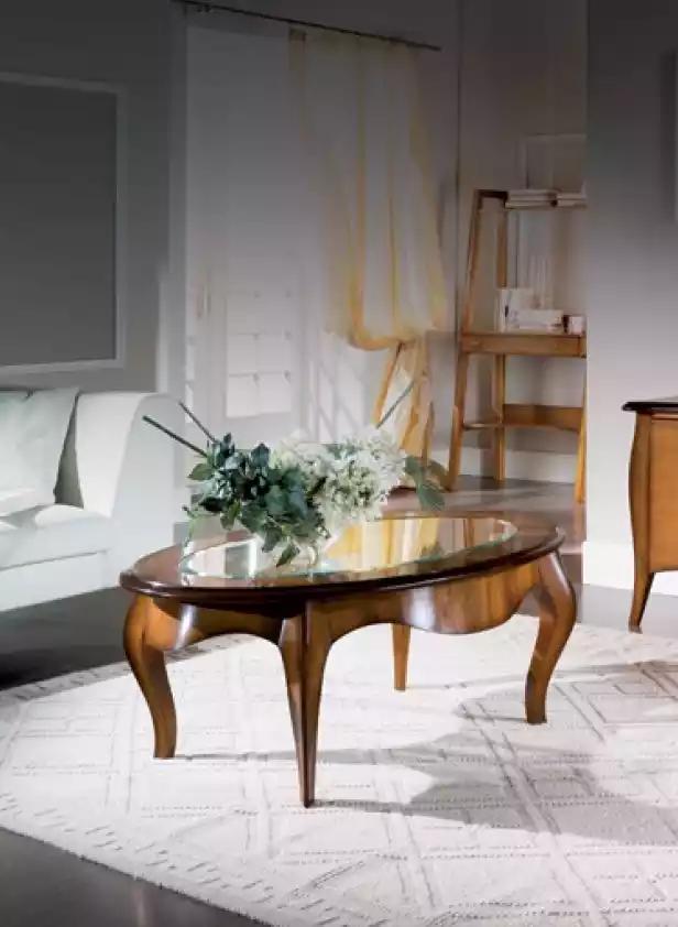 Couchtisch Design Tische Holz Tisch Luxus Wohnzimmer Möbel 125x70