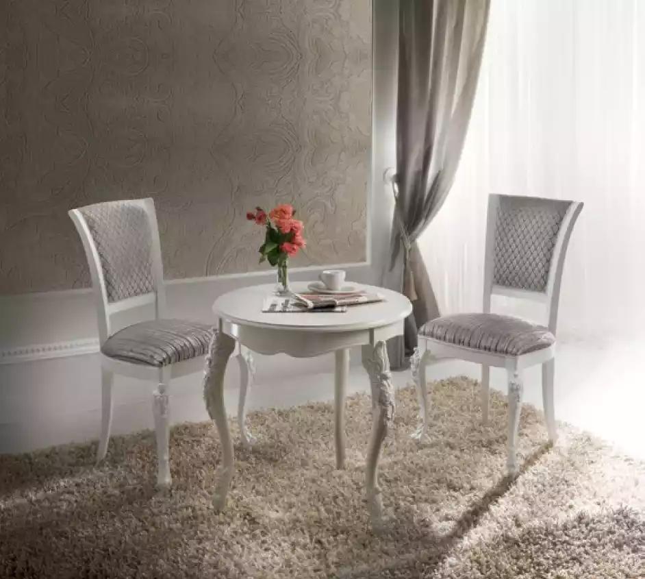 Couchtisch 2x Stühle Kaffeetisch Designer Tisch Wohnzimmertisch Tische