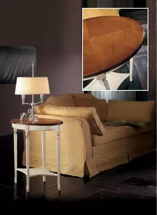 Beistelltisch Holztisch Design Tische Italienischer Rundtisch Holz