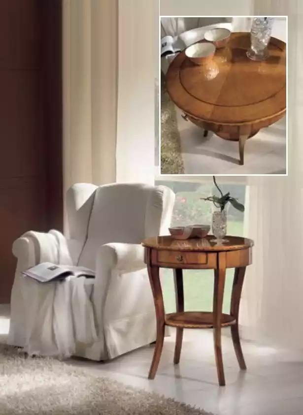 Rund Kaffee Couchtisch Luxus Design Tisch Beistell Tische Wohnzimmer