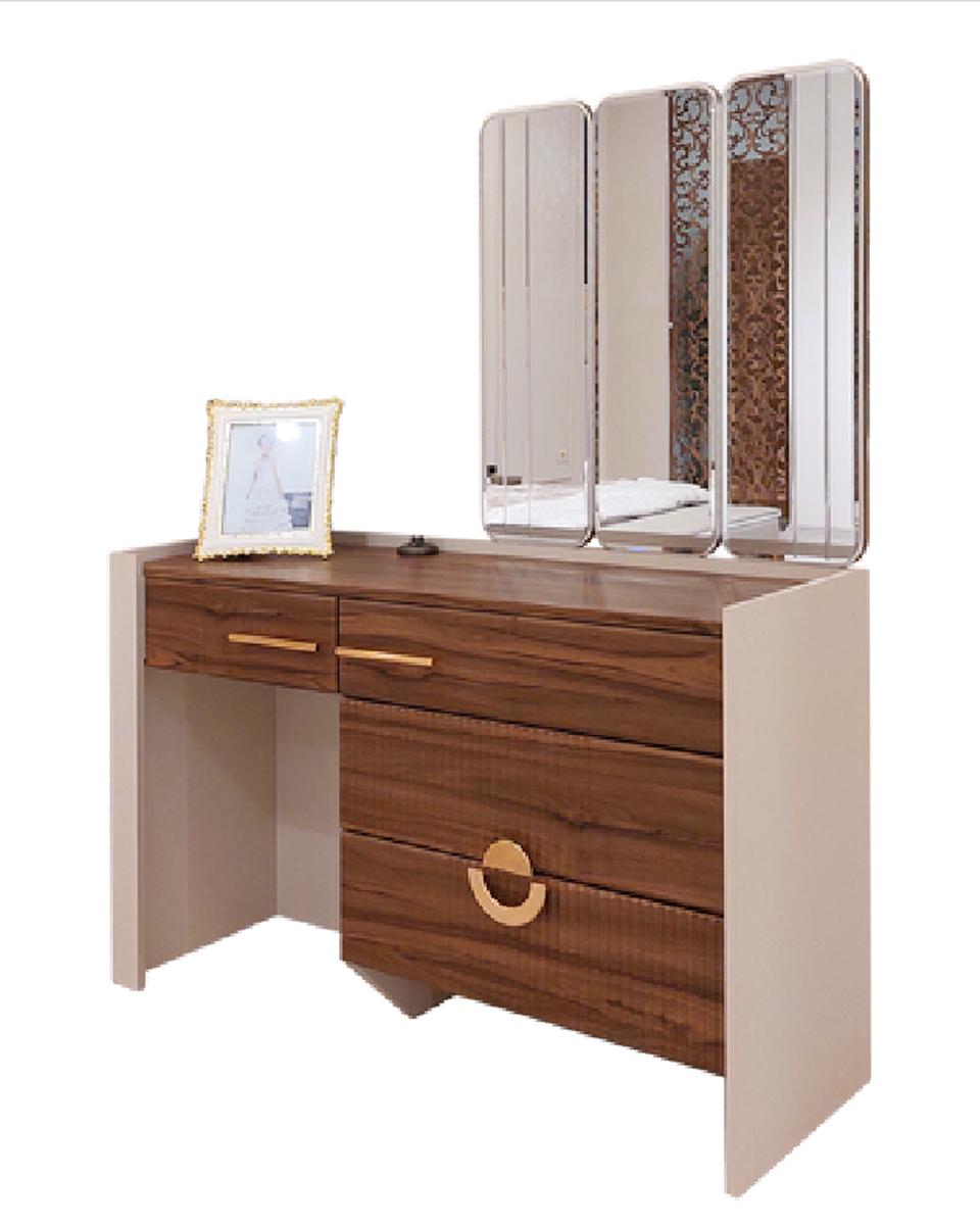 Designer Schminktisch Modern Holz Einrichtung Spiegel Neu Möbel Luxus