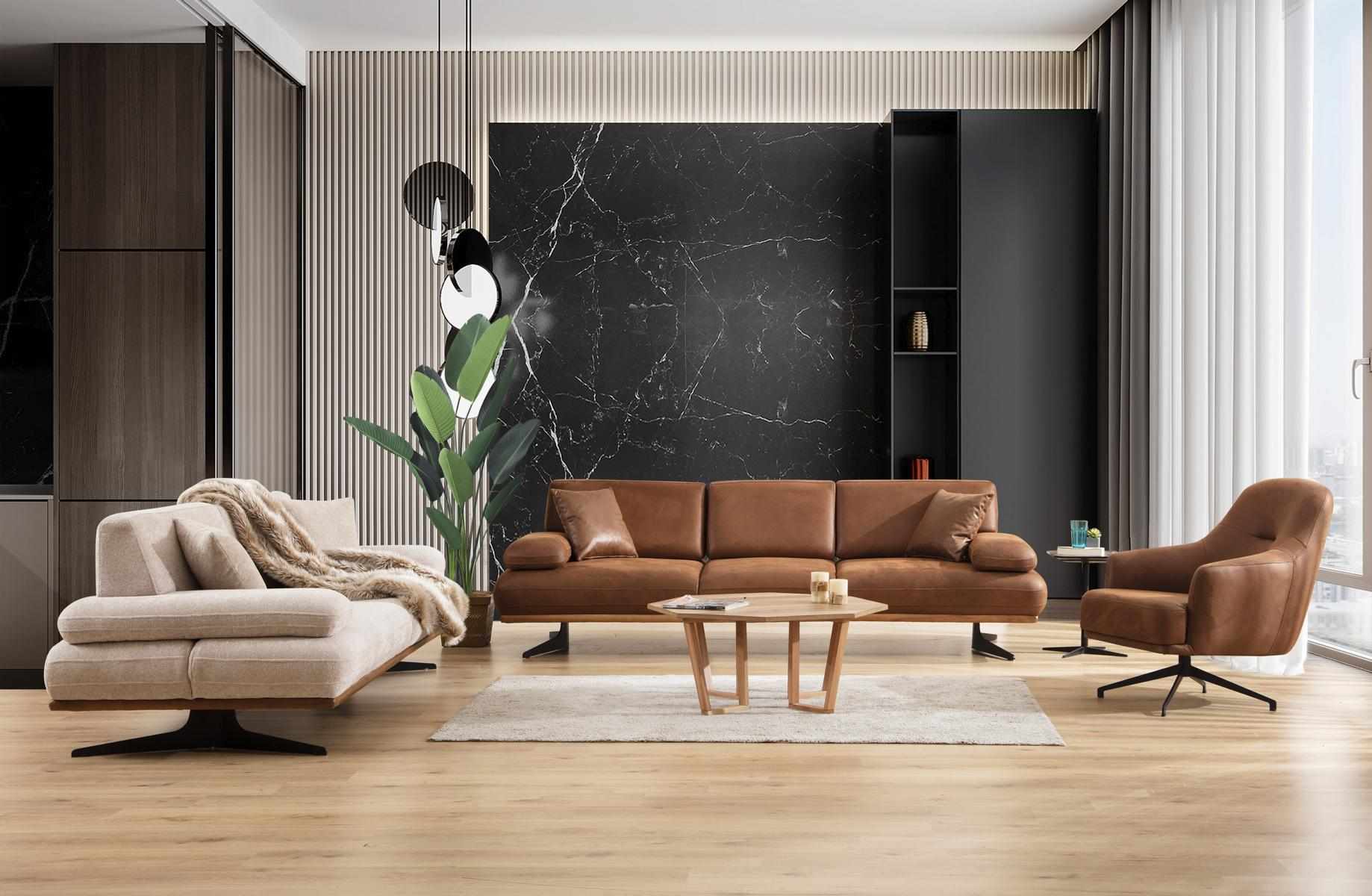 Sofagarnitur Set Sofa Viersitzer Modern Dreisitzer Couch Wohnzimmer Sessel Neu