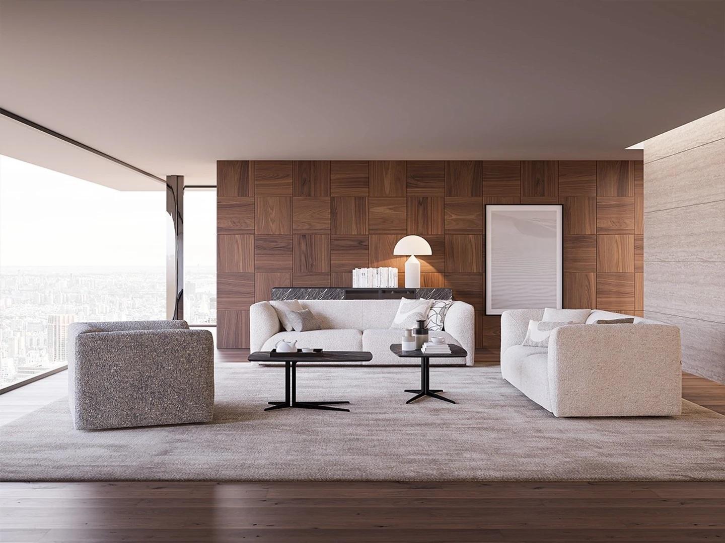 Luxus Sofa Set 3tlg Sessel 2x Sofa Couch Dreisitzer Wohnzimmer Einrichtung