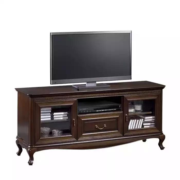 Wohnzimmer TV Staender Modern Fernseher Ständer Massivholz Schrank Möbel