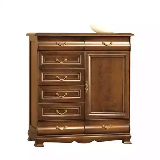 Schubladen Eiche Massivholz Kommoden Sideboard Kommode Echtholz Schrank