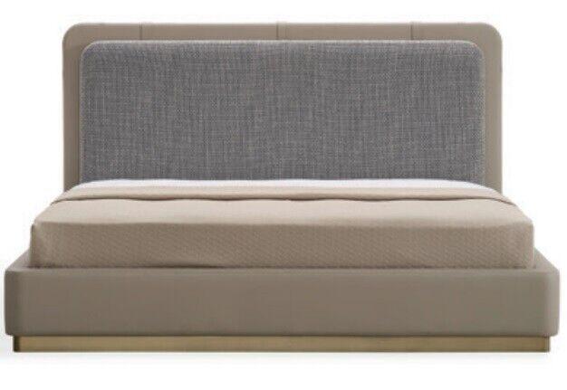Modern Bett Luxus Elegant Betten design Schlafzimmer 180x200 Möbel Stoff