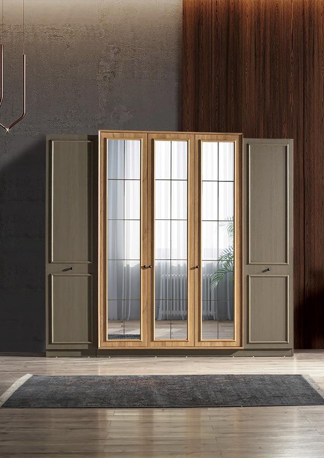 Eleganter Kleiderschrank Schlafzimmer Design Möbel Schränke Modern Einrichtung