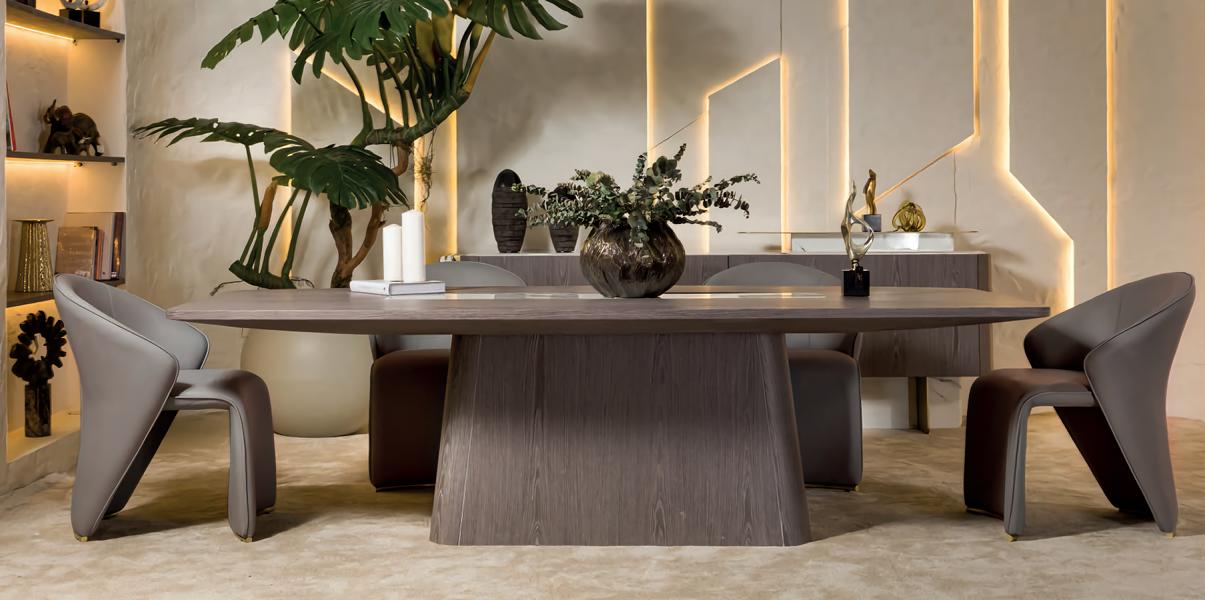 5tlg Esstisch 4x Stühle Esszimmer Set Luxus Essgruppe Modern Helles Holz Lux Neu