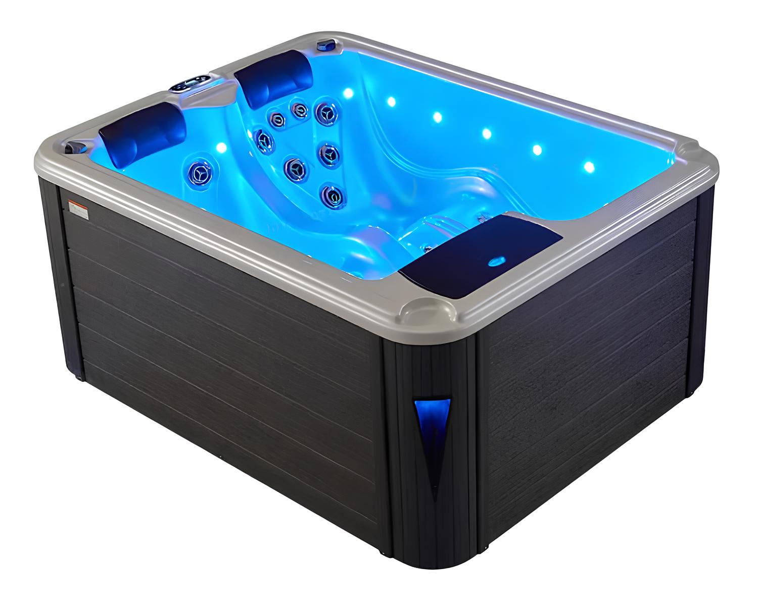 Outdoor Acryl Spa Whirlpool Whirlwanne Hydromassagewanne Relaxpool 190x150 cm