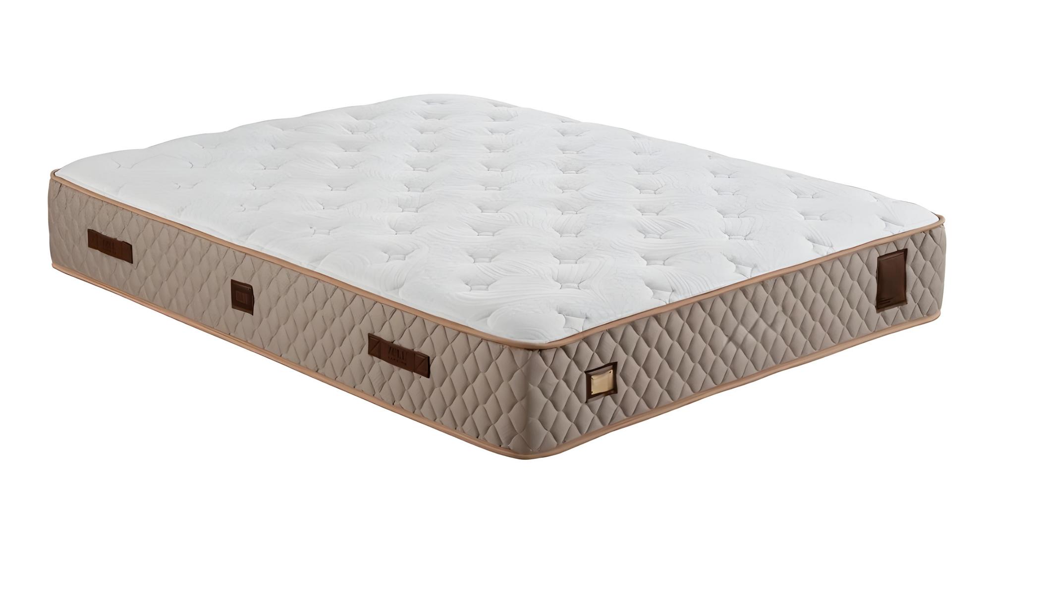 Beige Textilmatratze für Schlafzimmer elegant und komfortabel