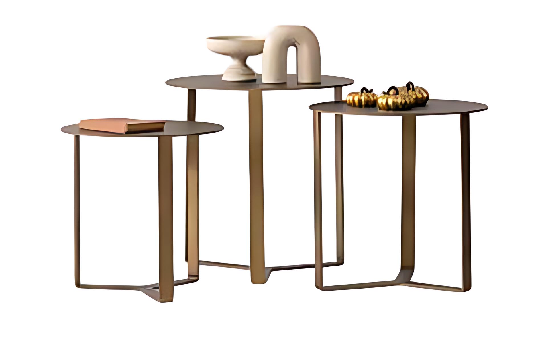 Eleganter Tisch mit zwei Beistelltischen – stilvoll & modern Couchtisch