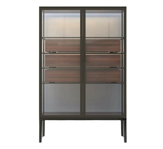 Vitrinenschrank Vitrine Schaukästchen Dekoschrank Sammlungsvitrine