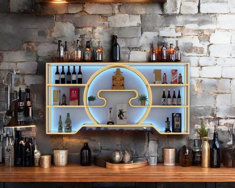 Weinablage Wandregal Hängeregal Flaschenregal Weinmöbel Weinwandregal