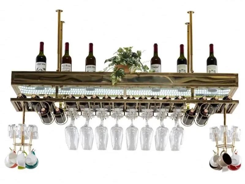 Weinauslage Weinregal Hängeweinregal Flaschenhalter Weinmöbel