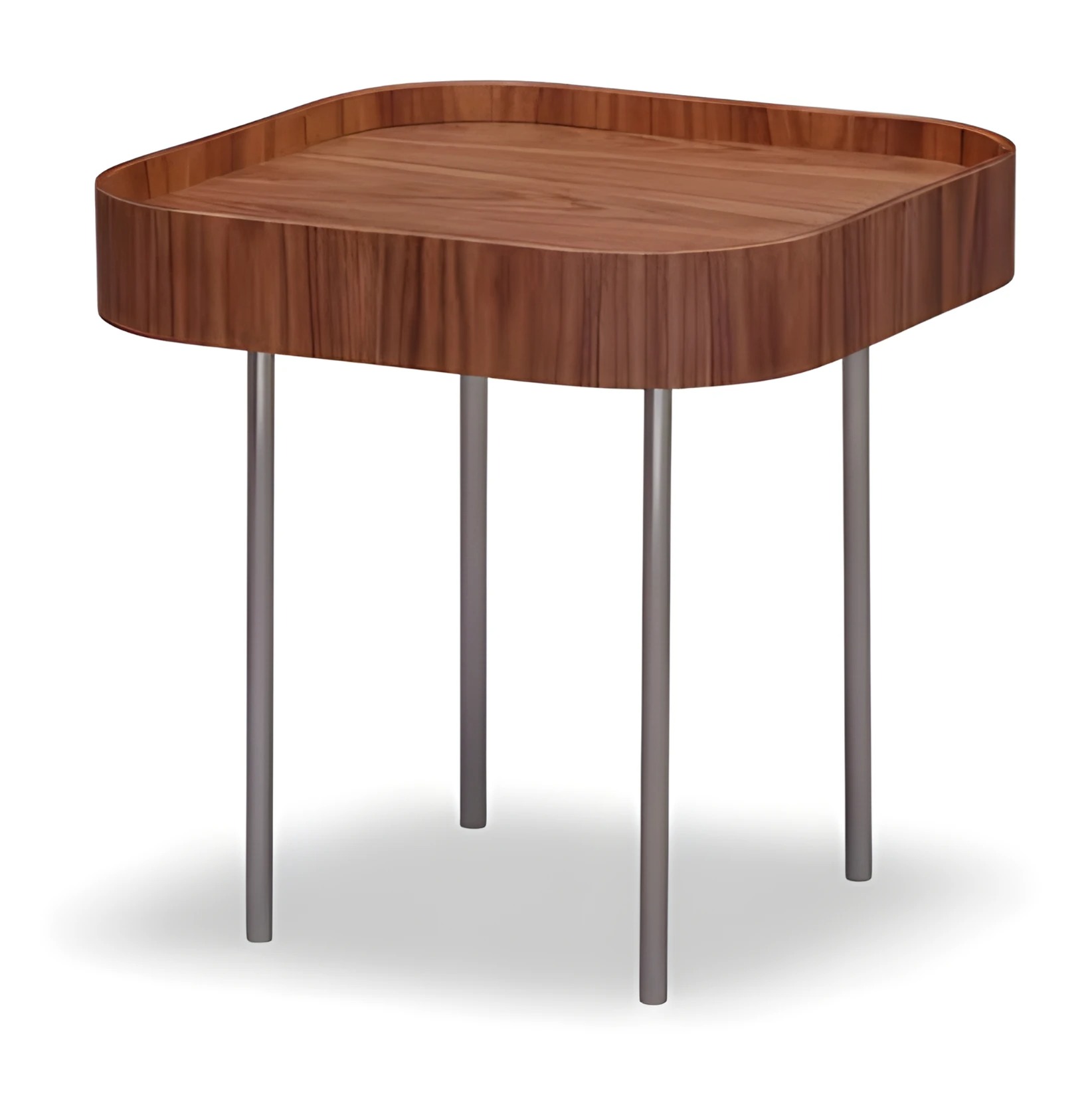 Beistelltisch aus Holz in Braun modern elegant