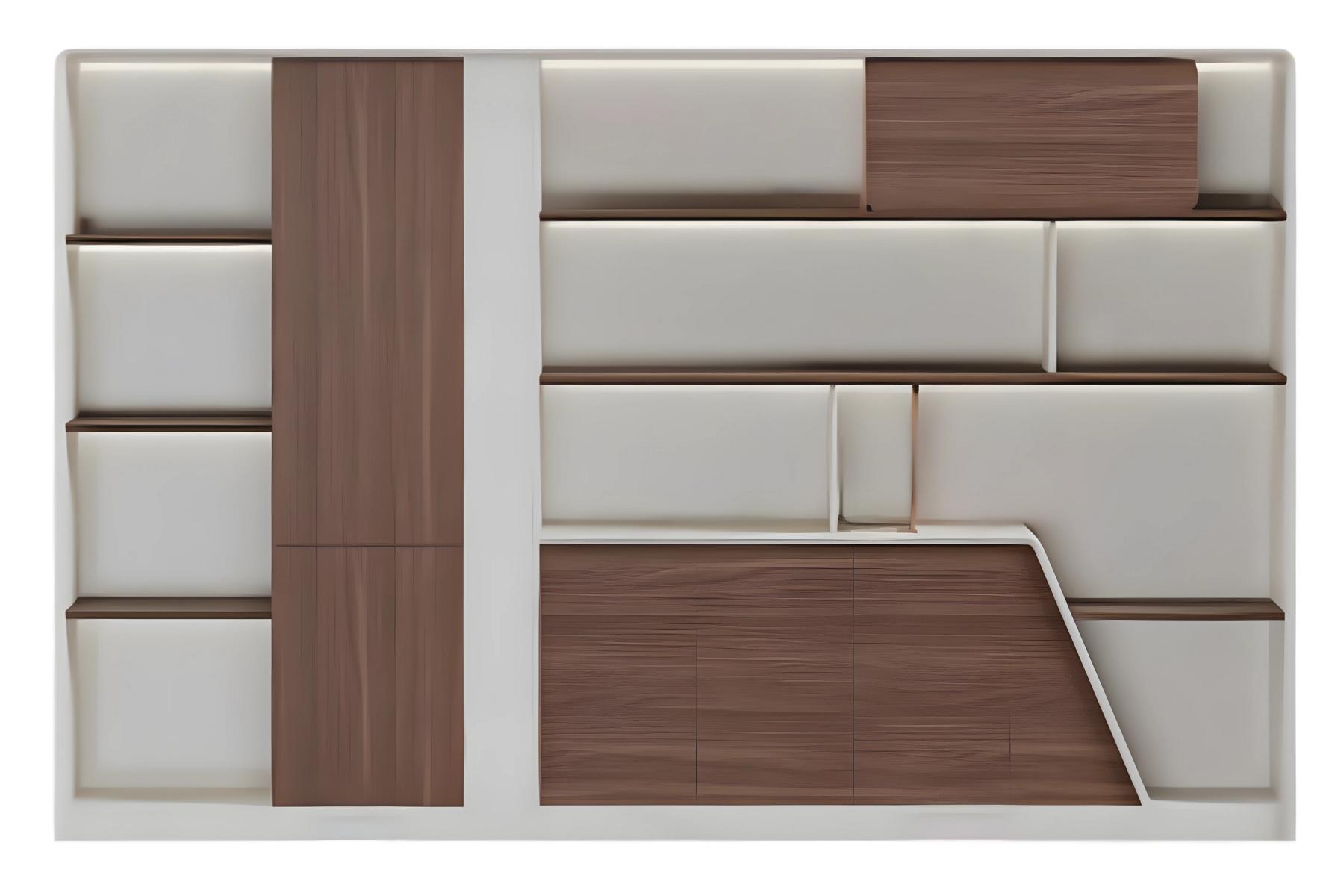 Aktenschrank Bücherregal Holz Metall Büro Ordnung