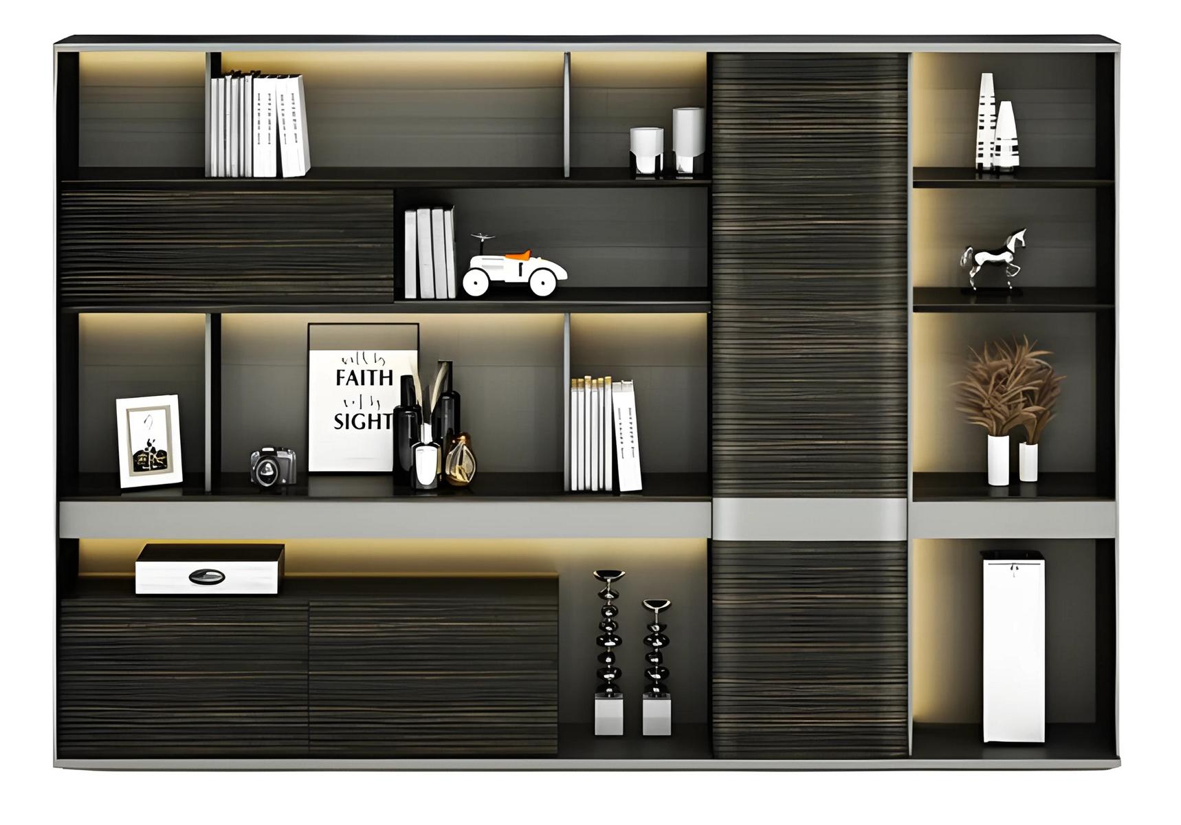 Bücherregal Aktenschrank Stauraum Büro Möbel