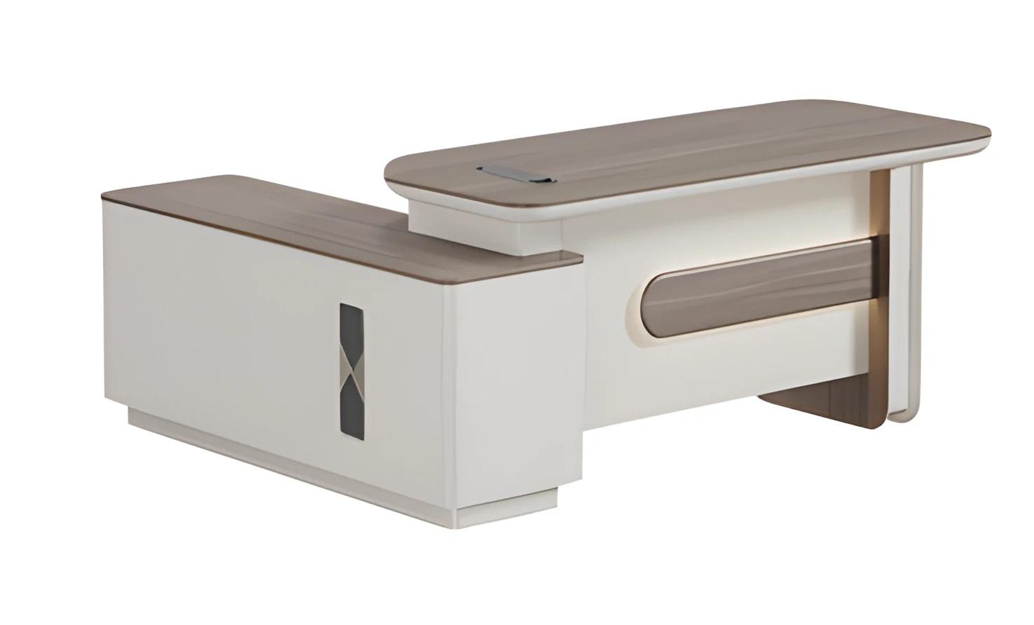 Chef Büro Eckschreibtisch Möbel Tisch modern robust Arbeitsplatz