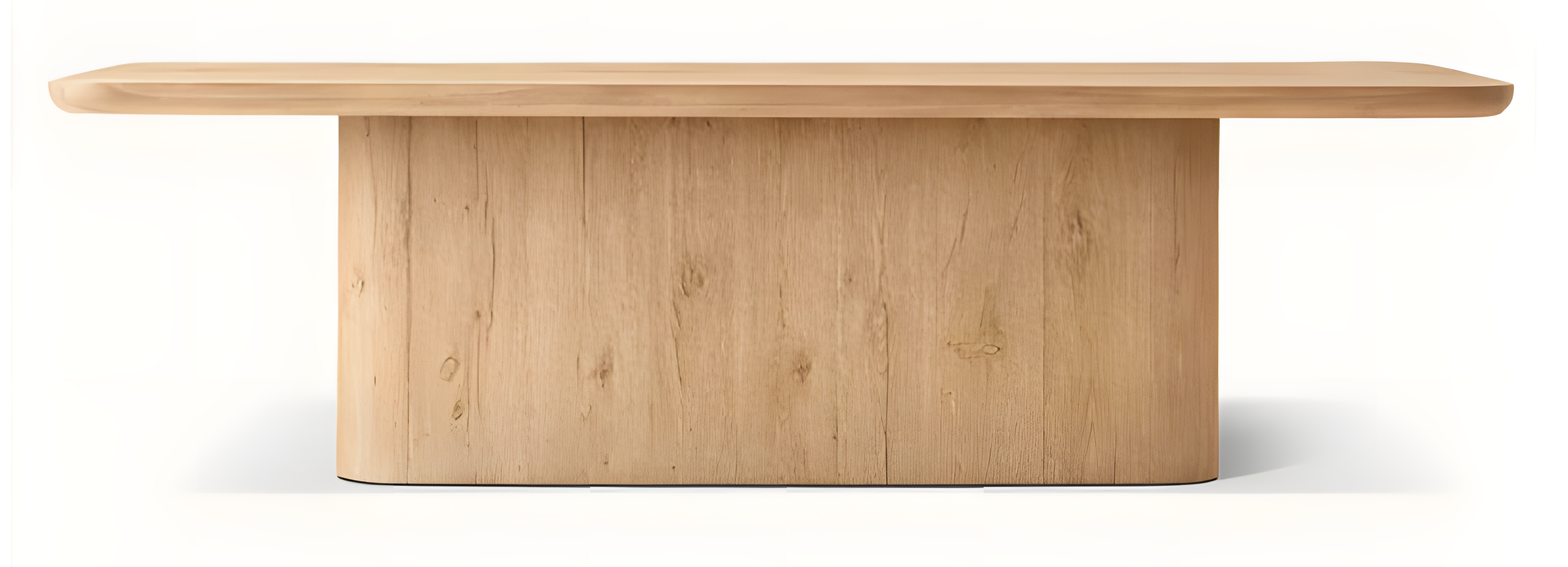 Säulen Couchtisch Holztisch Tische Sofa Beistelltisch 140x71