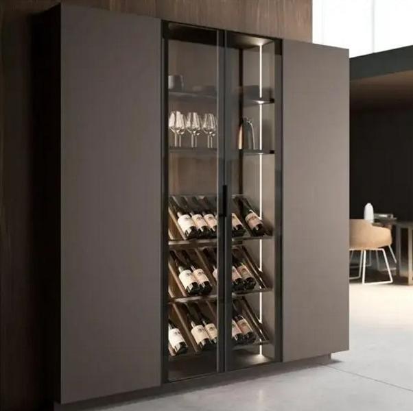 Schrank Weinschrank Weindisplay Weinregal Weinlagerregal Weinkühlschrank