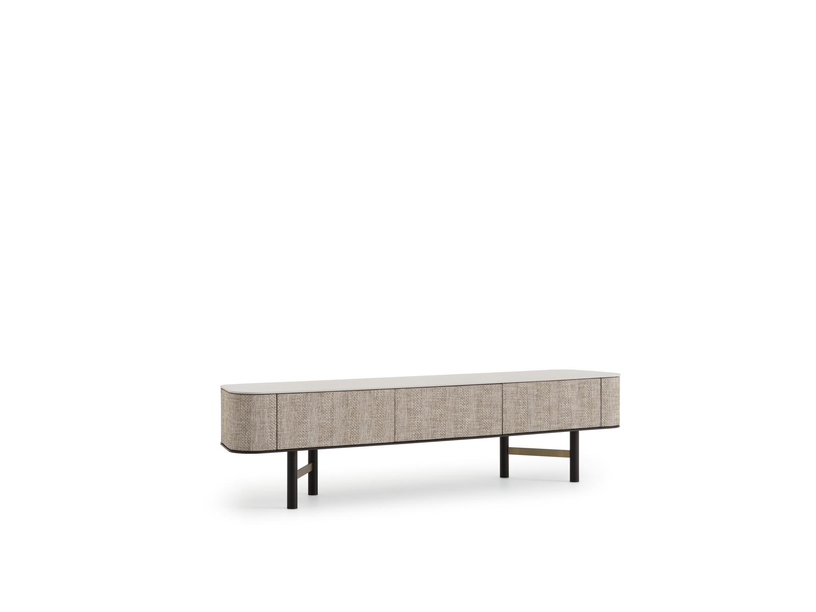 Elegantes beige Holz Sideboard im modernen Design