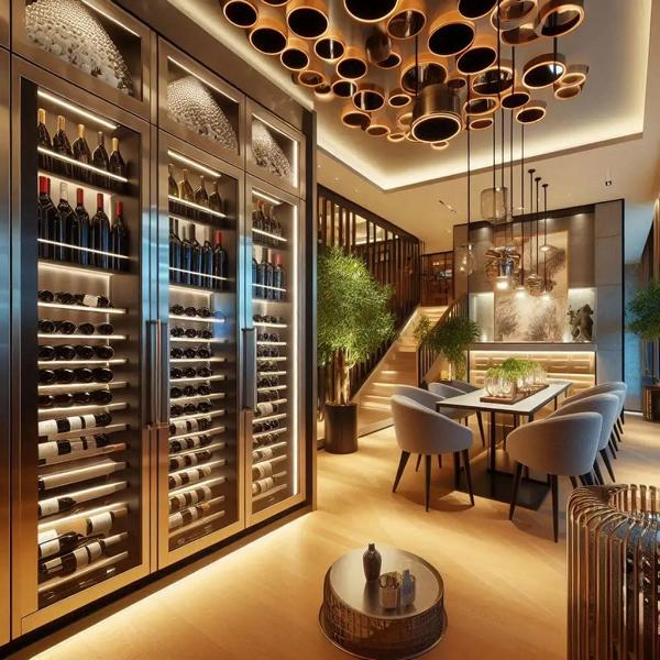 Weinkühlschrank Weinarchiv Weinablage Weinschrank Flaschenregal Weinmöbel