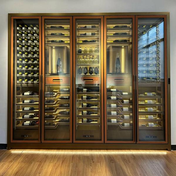Weinschrank Weinkühlschrank Weinkühlvitrine Weinkühlgerät Wein-Display