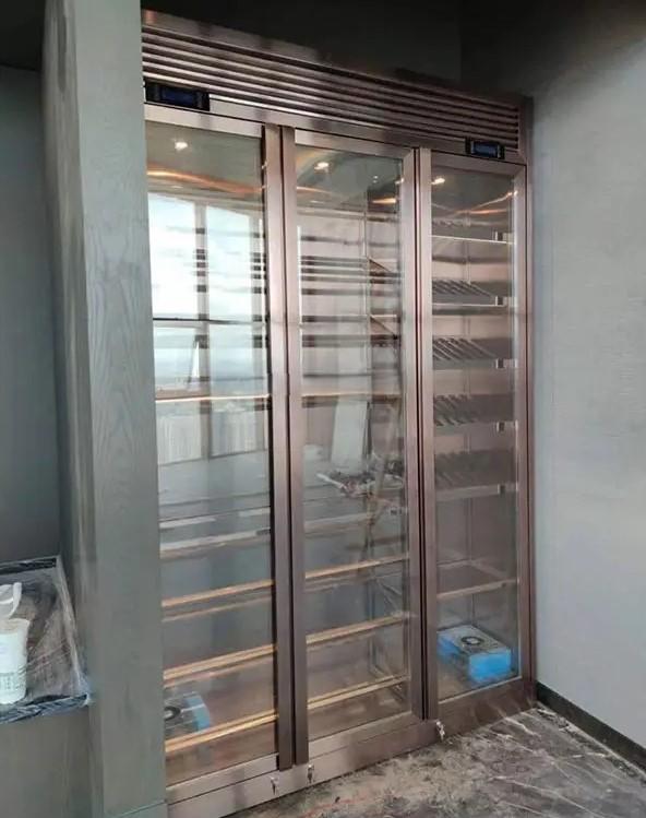 Weinkühlvitrine Temperierter-Weinschrank Weinkühlgerät Weinlagerschrank