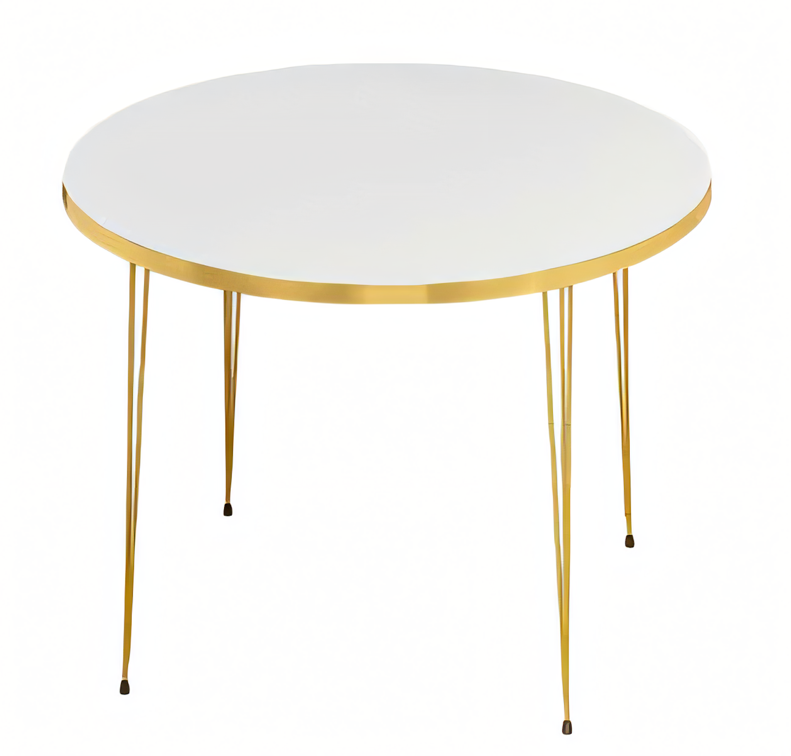 Weißer Holz-Couchtisch im modernen Design