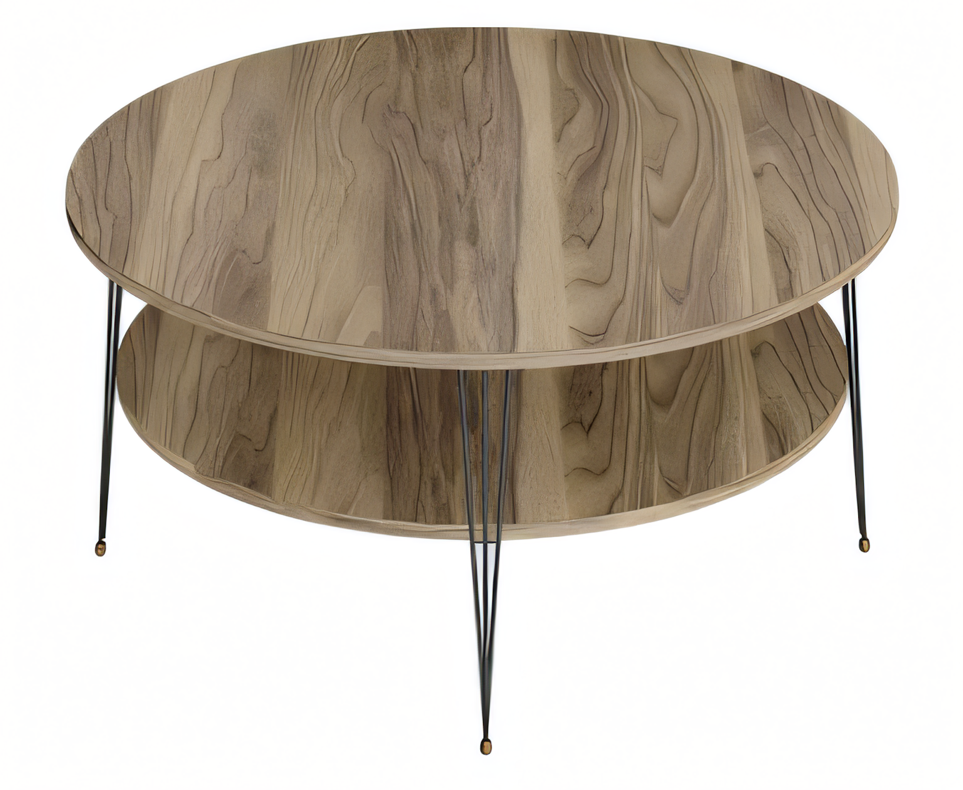 Eleganter brauner Couchtisch aus Holz