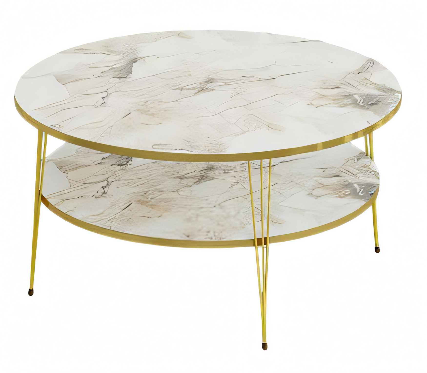 Multifunktionaler Couchtisch aus Holz in Mehrfarbig modern