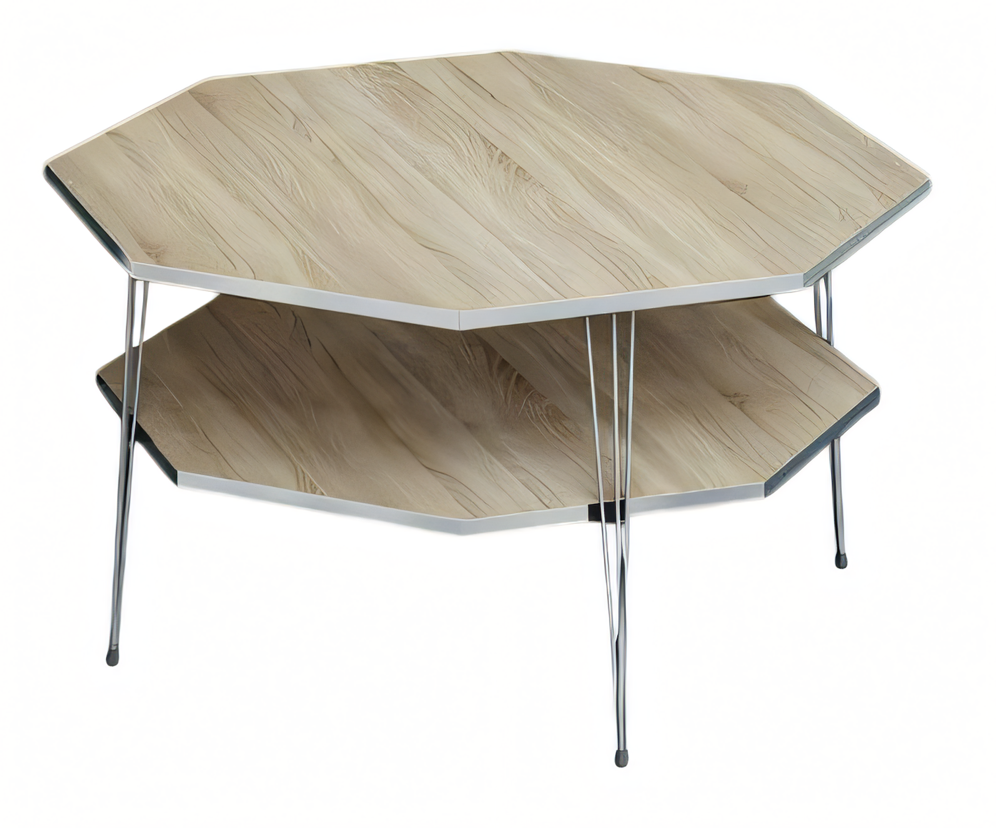 Eleganter brauner Couchtisch aus Holz mit stilvollem Design