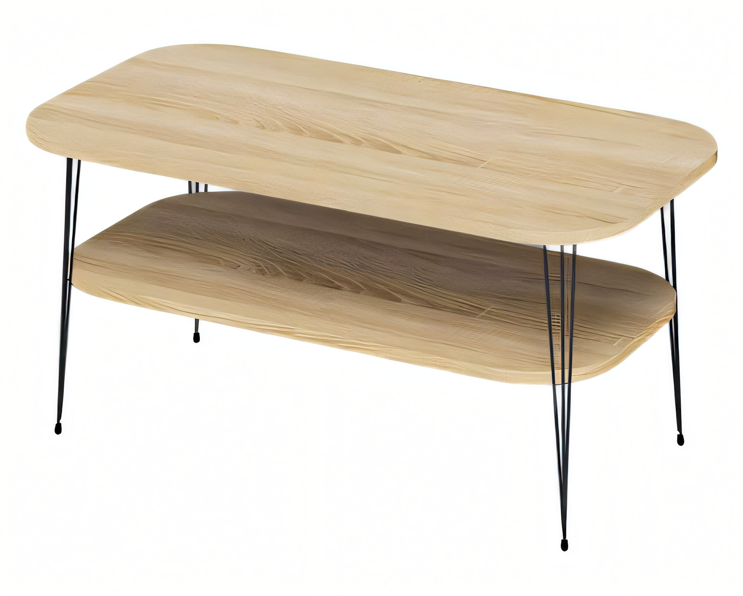 Eleganter brauner Couchtisch aus Holz mit zeitlosem Design