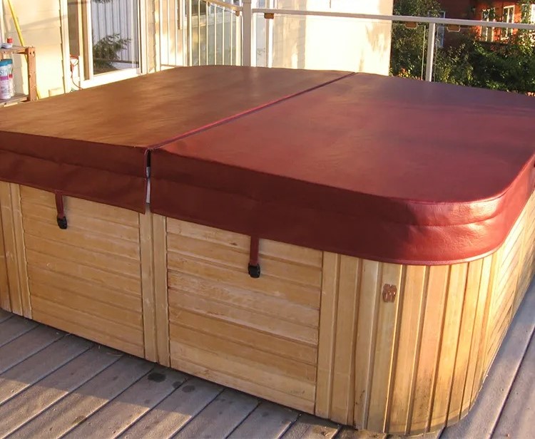Abdeckhaube wetterfeste Isolierabdeckung für Outdoor-Whirlpool 200x200 cm