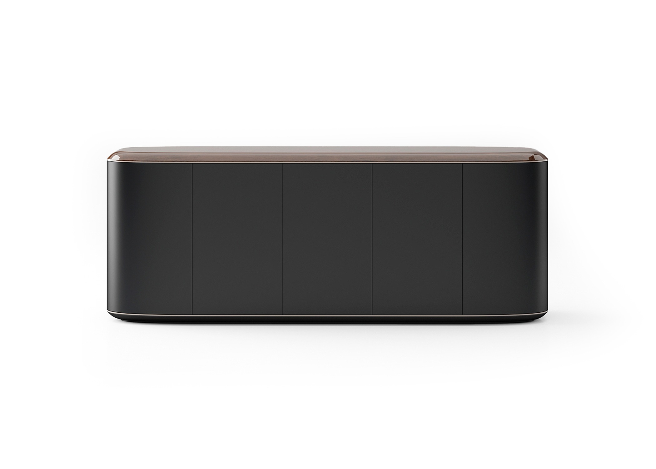 Schwarze Konsole aus Holz modern, stilvoll und hochwertig