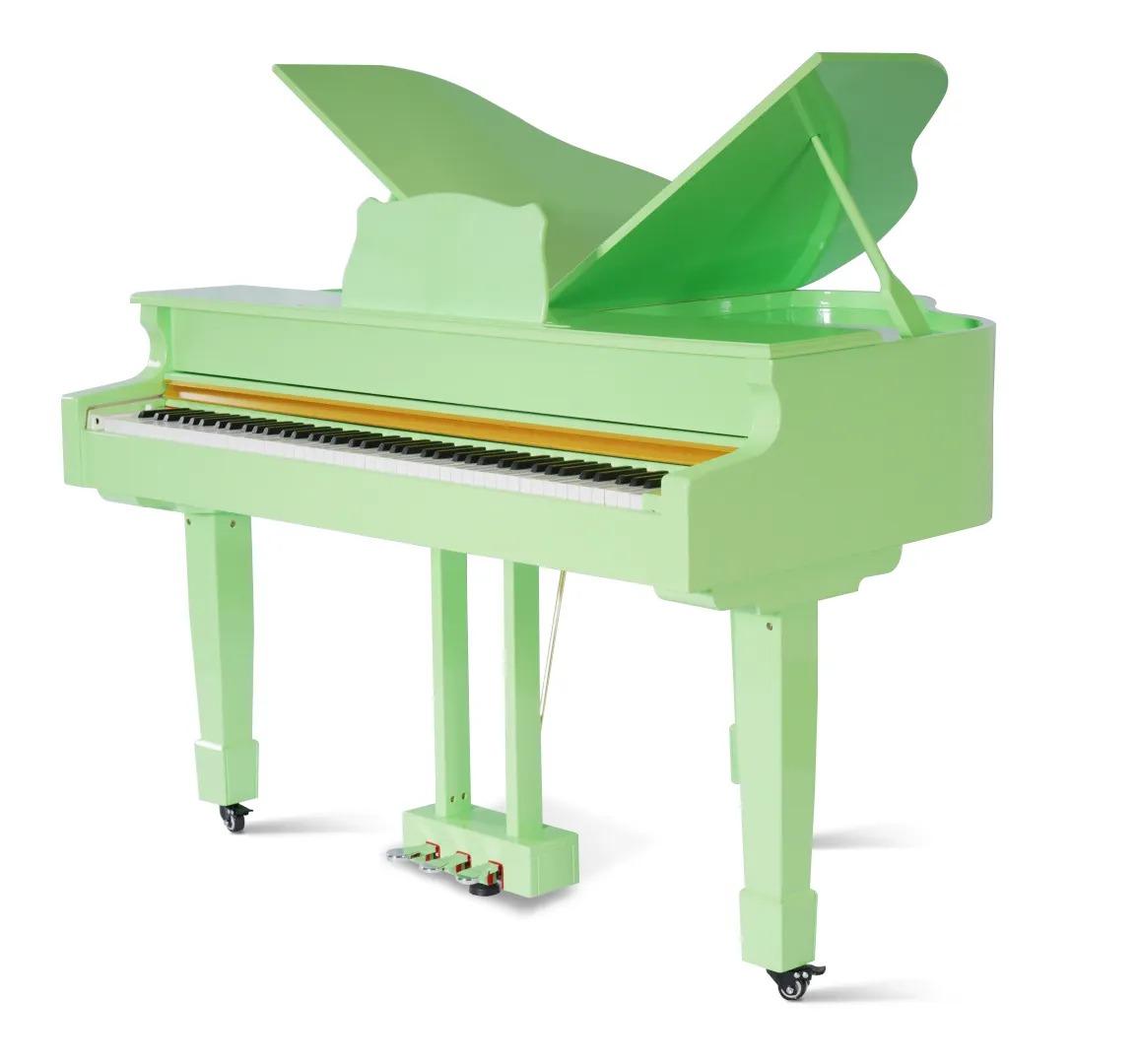 Klavier Digitalpiano Flügelklavier Hochglanz Grünes Piano Klaviere