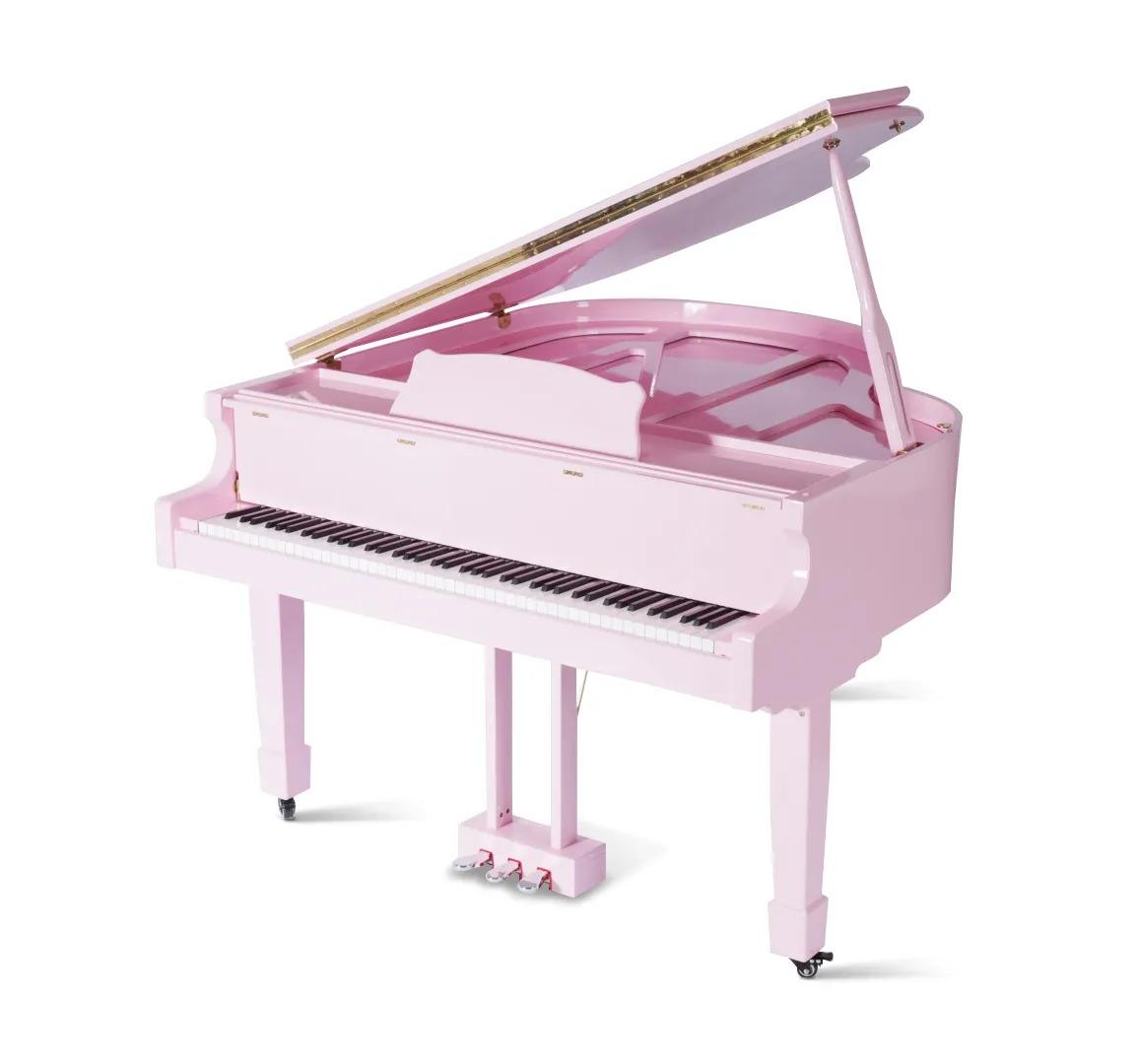 Digitalpiano Flügelklavier Klavier Hochglanz Rosa Piano Klaviere