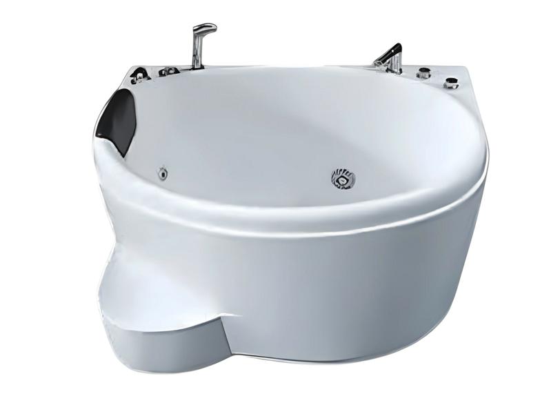 Badewanne Whirlwanne Whirlpool Blubberbad Hydromassagewanne Spa-Bad 122x90 cm
