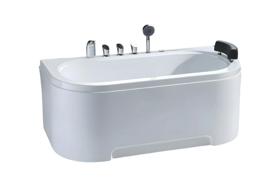 Wanne Badewanne Massagewanne Acrylwanne Whirlpool Komfortwanne 150x80 cm
