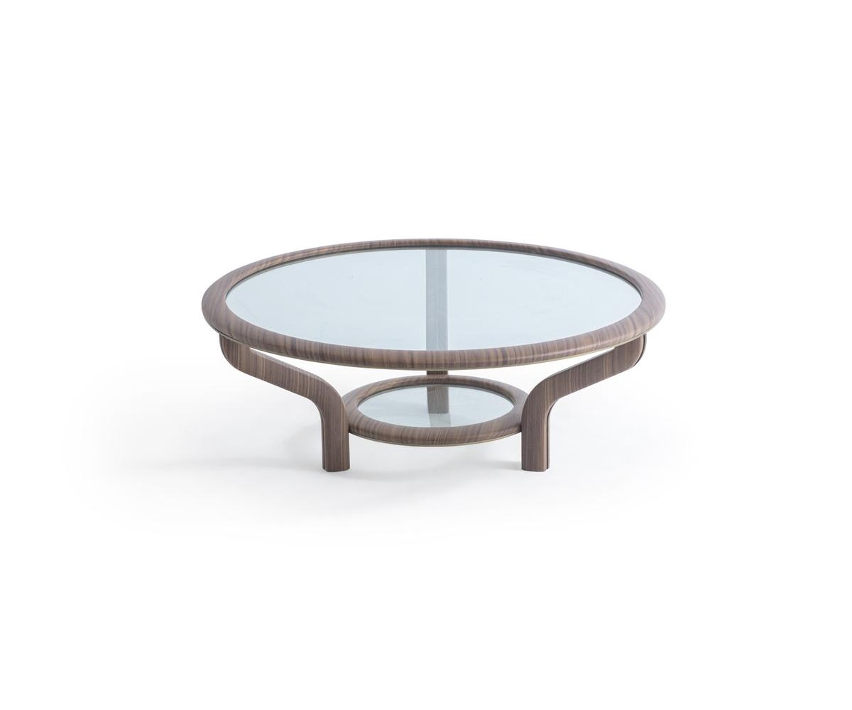 Eleganter brauner Couchtisch aus Holz für modernes Wohnzimmer