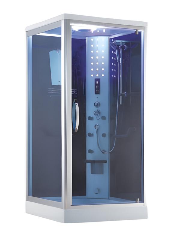 Komfortdusche Duschkabine Duschtür Duschabtrennung Dusche Glaskabine 100x100 cm