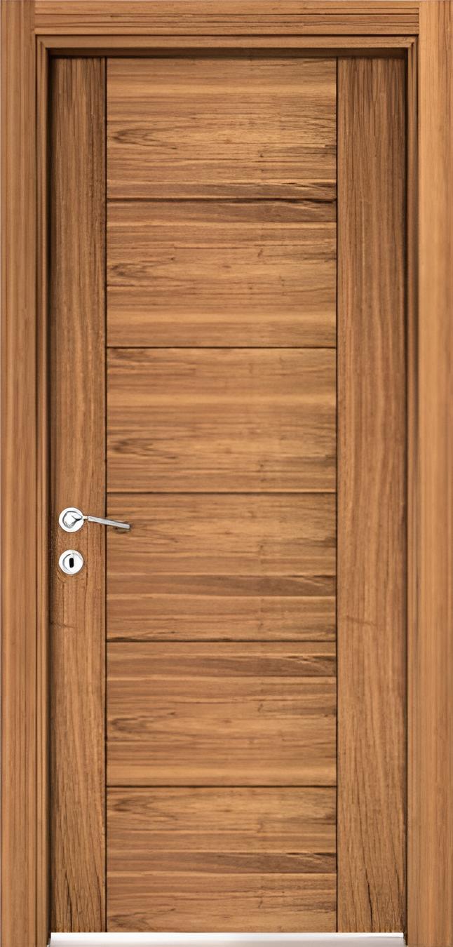 Braune Holz-Innentür  Stabile Tür Türen für Wohnung und Haus