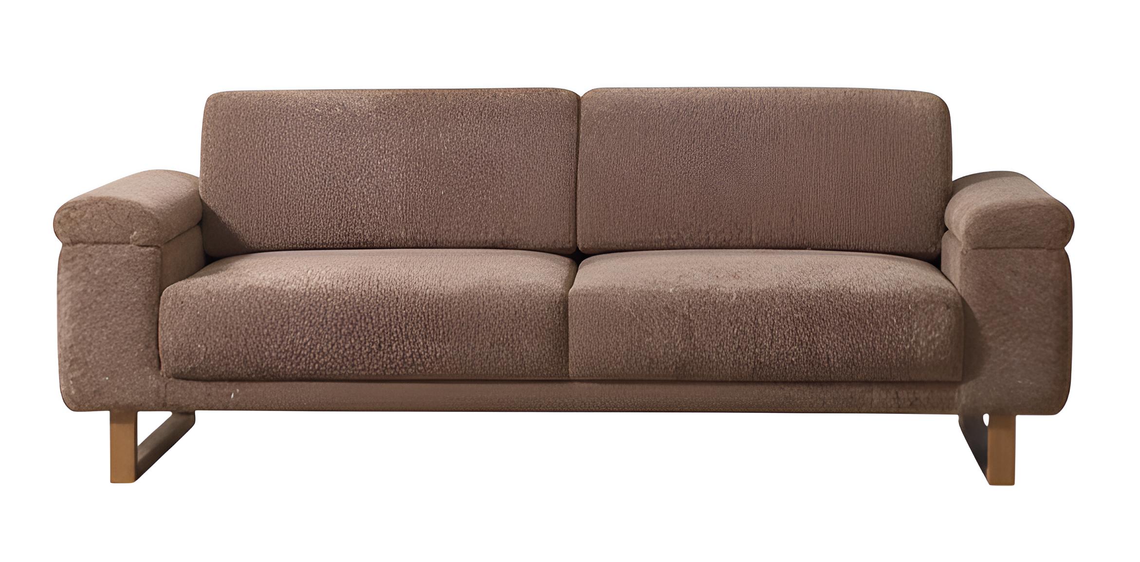 Modernes 3-Sitzer-Sofa Minimalistischer Stil Modernes Interieur Braune