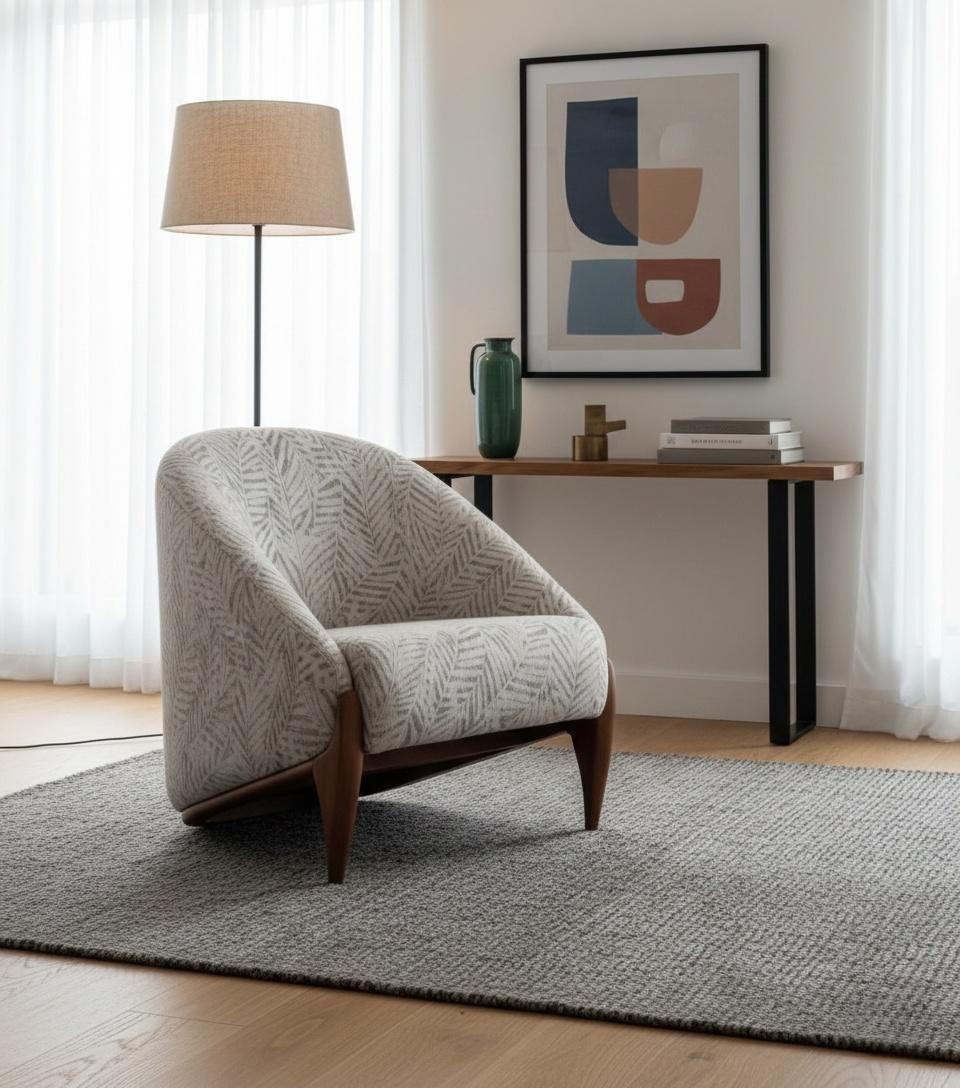 Wohnzimmer Elegant Sessel Modernes Polstermöbel Komfortabel Polstersessel