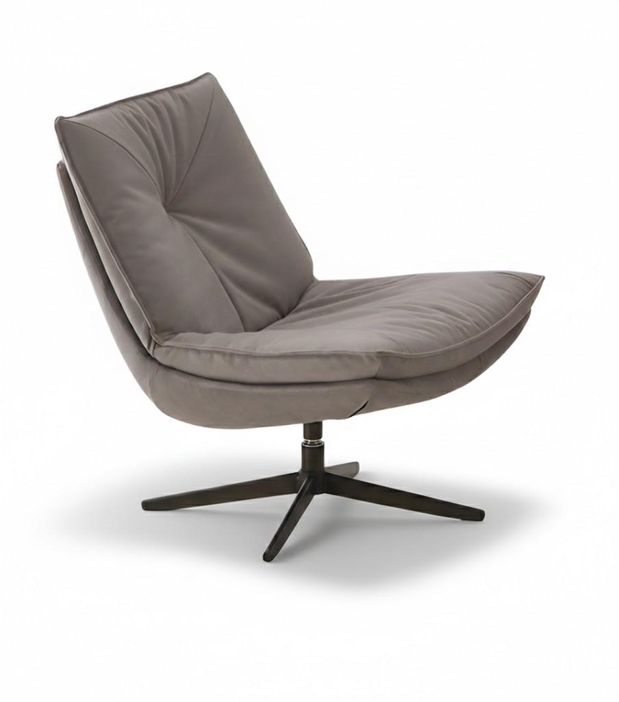 Moderner Drehsessel Lounge Sessel Design Sessel Wohnzimmer